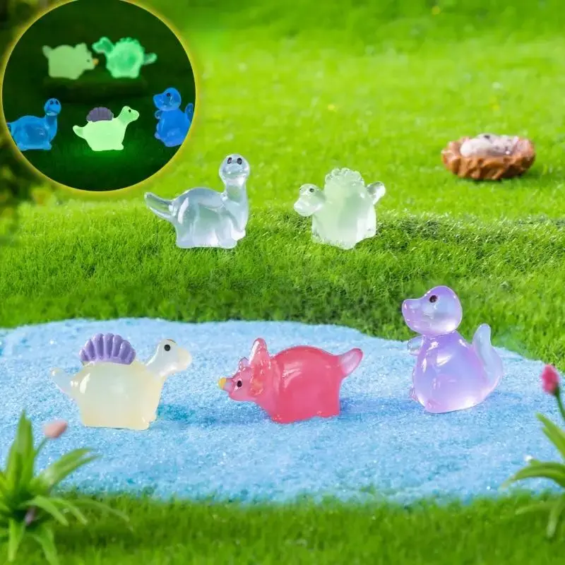 Cute Dinosaur Design Miniature Ornament, Micro Landscape Decoration, DIY Moss Garden Decoration, Fish & Aquatic Supplies