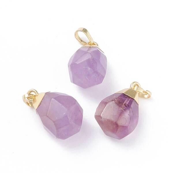 Natural Amethyst Pendants