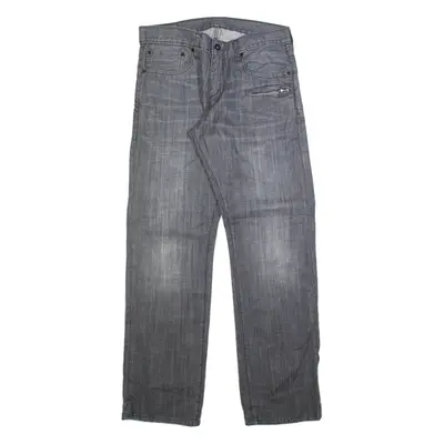 LEVI'S 514 Mens Trousers Grey Slim Straight W32 L32