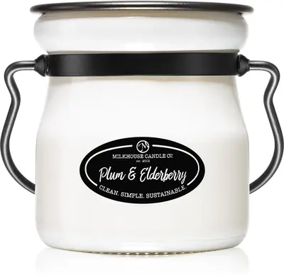 Milkhouse Candle Co. Creamery Plums & Elderberry Cream Jar Scented Candle 142g