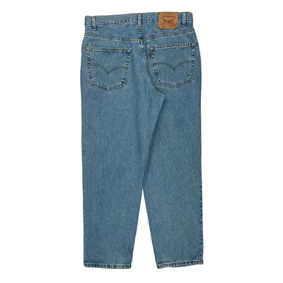 550 Relaxed Fit Levis Jeans - 36W 31L Blue Cotton