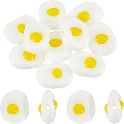 60pcs Lampwork Beads