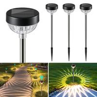 FabStyl RGB Bright Solar LED Lights, Automatic Sync of Lighting Color, 10 Lighting Modes, Durable Waterproof for Outdoor, Aut...