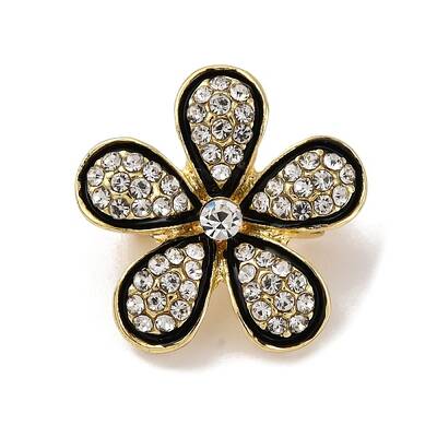 Zinc Alloy Rhinestone  Lapel Pins for Backpack Clothes