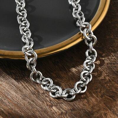 Non-Tarnish 304 Stainless Steel Rolo Chains Necklaces