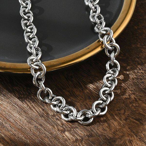 Non-Tarnish 304 Stainless Steel Rolo Chains Necklaces