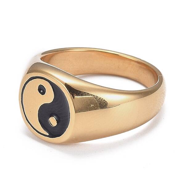 Ion Plating(IP) 304 Stainless Steel Finger Rings
