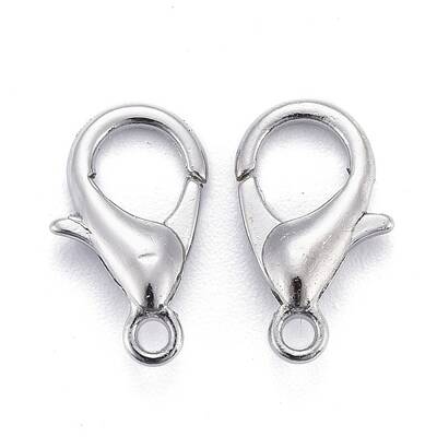 Zinc Alloy Lobster Claw Clasps