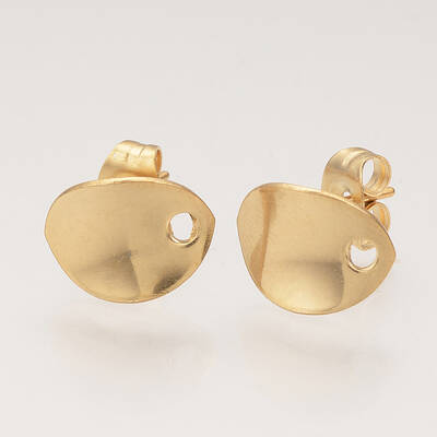 304 Stainless Steel Stud Earring Findings