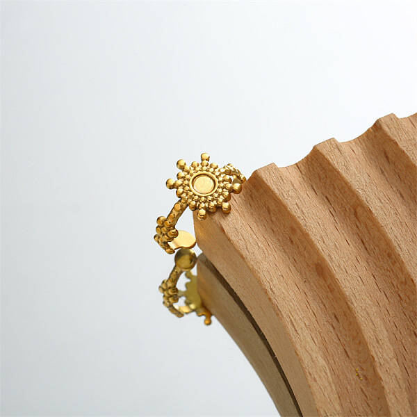 DIY fashionable stainless steel ring with non fading color