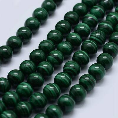 Natural Malachite Beads Strands