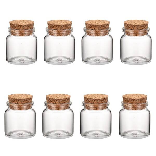 Glass Jar Glass Bottles Bead Containers