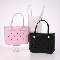 MINISO Classic Style Holes Handheld Bag - Casual Outings,An Eye-catching Item for Everyday Travel,Durable Lunch Bags For Girl...
