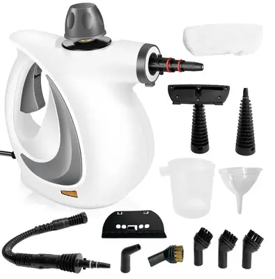 Pressurized Handheld Multi-Surface Natural Steam Cleaner with , High Temperature & High Pressure, Multi-Purpose Steamer for ...