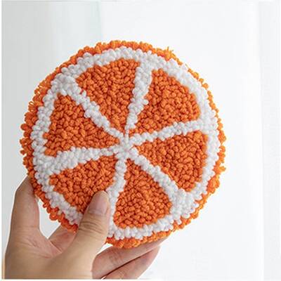 DIY Cotton Cup Mat Punch Needle Kits