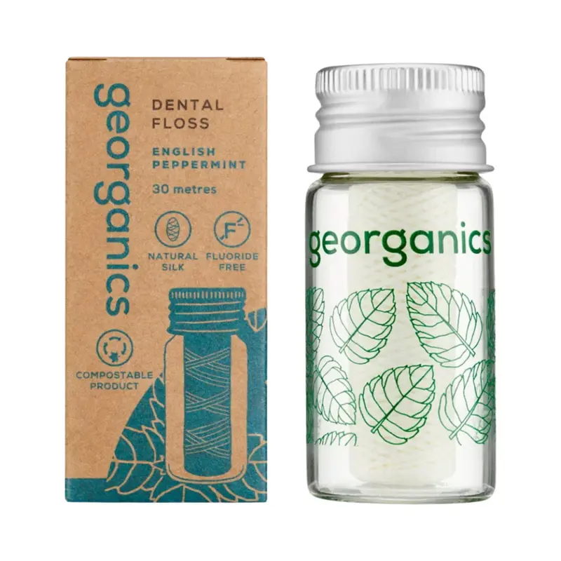 georganics English Peppermint Dental Floss