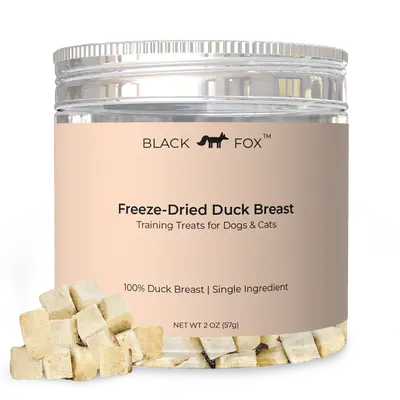 Freeze-Dried Duck Breast Training Treats Snacks for Dogs and Cats | 2oz