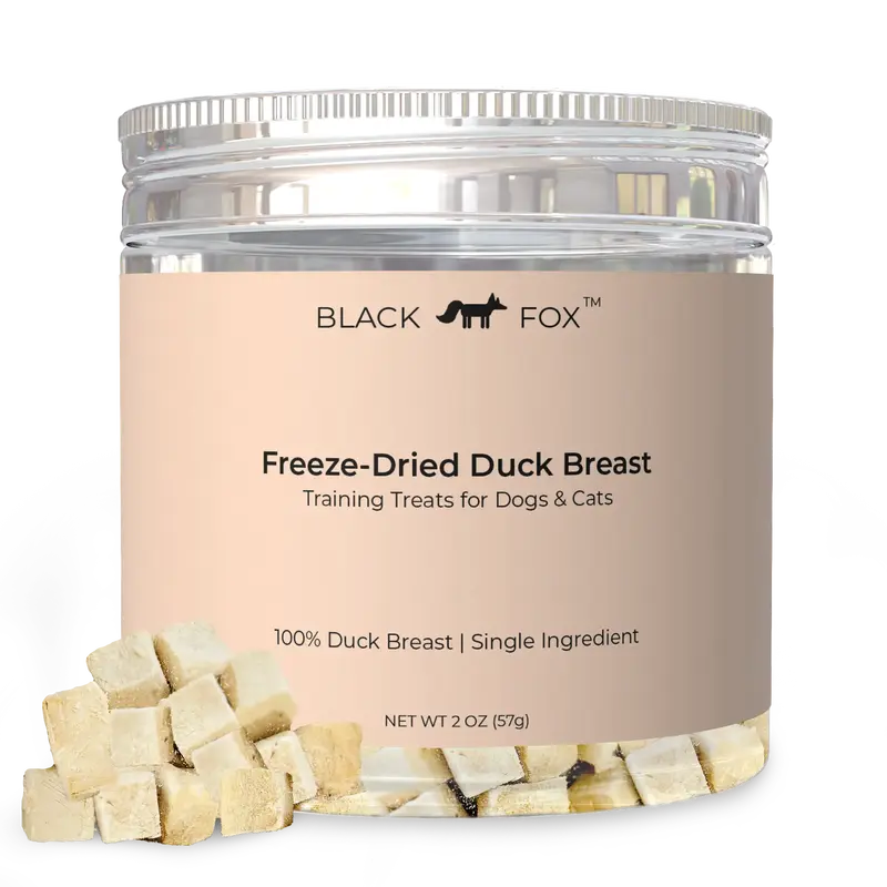 Freeze-Dried Duck Breast Training Treats Snacks for Dogs and Cats | 2oz