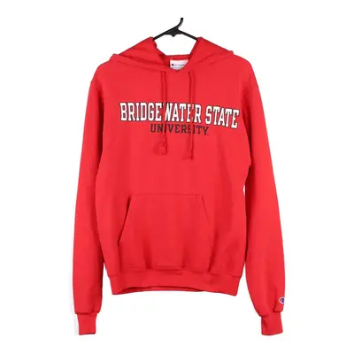 Bridgewater State University Champion College Hoodie - Small Red Cotton