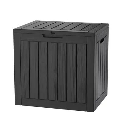 【Dealsforyoudays】Yardgrace 30 Gallon Lockable Resin Deck Box, Waterproof & UV-Resistant Outdoor Storage Box for Outdoor C...