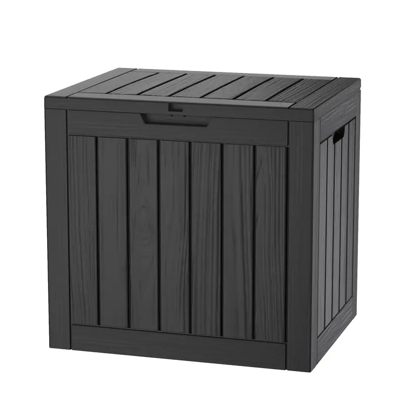 【Dealsforyoudays】Yardgrace 30 Gallon Lockable Resin Deck Box, Waterproof & UV-Resistant Outdoor Storage Box for Outdoor C...