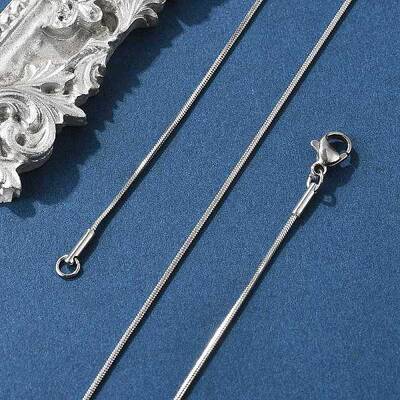 Tarnish Resistant 304 Stainless Steel Snake Chain Necklaces