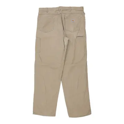 Carhartt Cargo Trousers - 38W 32L Beige Cotton