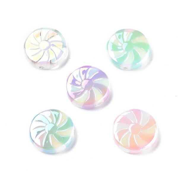 UV Plating Opaque Acrylic Beads