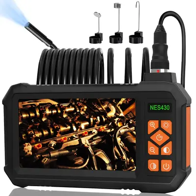 Multi-Application Industrial Borescope Tools, 1080P HD Inspection Camera, Work Equipment, IP67 Waterproof Endoscope Tools, Bo...