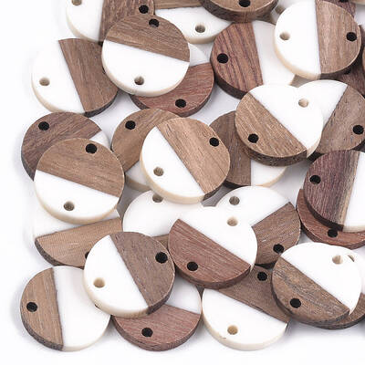 Resin & Walnut Wood Links