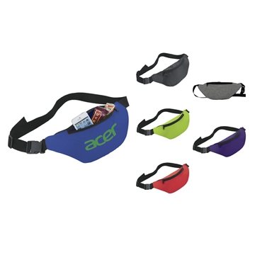 150 Custom Polyester Hipster Fanny Pack - Adjustable Strap