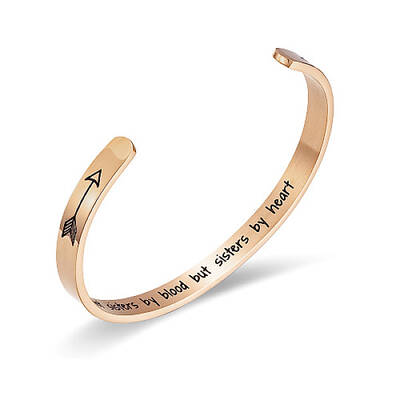 Stainless Steel Cuff Bangle for Women