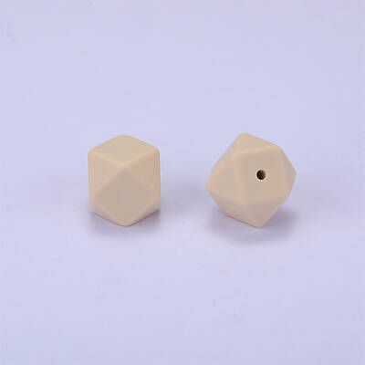Hexagonal Silicone Focal Beads