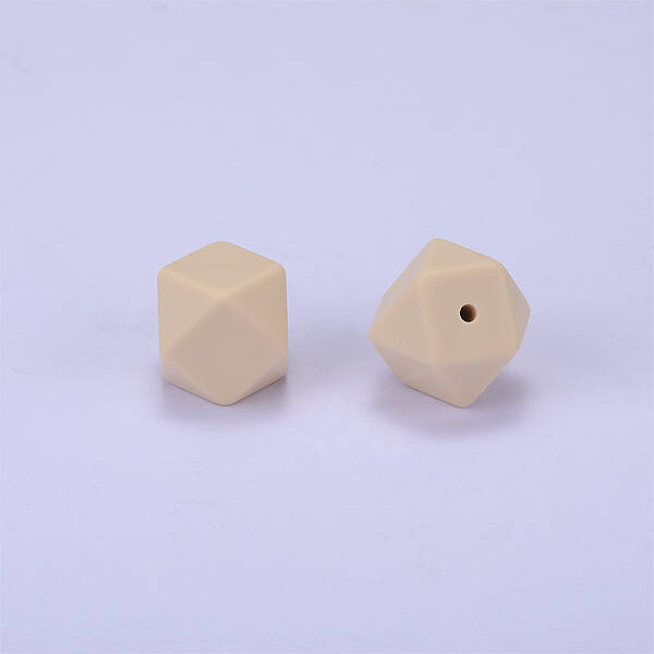 Hexagonal Silicone Focal Beads