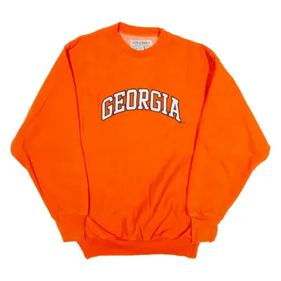 STEVE AND BARRY'S Georgia Womens Sweatshirt Orange USA S