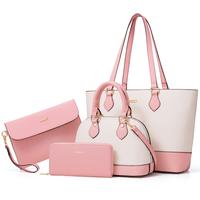 Bagsure 4PCS Women Fashion Handbags Purses Wallet Tote Shoulder Bags Casual Crossbody Bags, Best Gift for Ladies, Leather Lux...