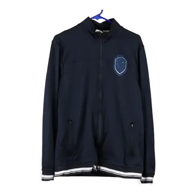 Nike Track Jacket - Large Black Polyester