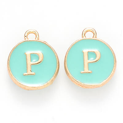 Golden Plated Alloy Enamel Charms