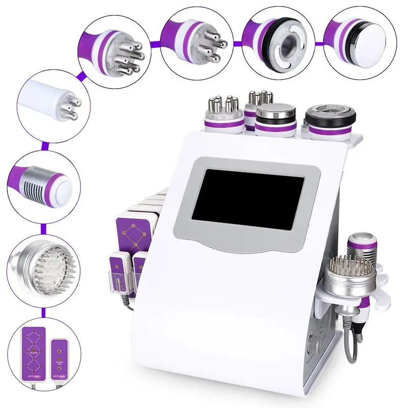 9 IN 1 40K Cavitation RF Vacuum Photon Microcurrent Lipo Slimming Machine