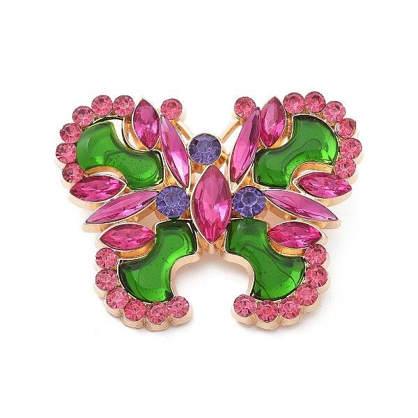 Butterfly Alloy Rhinestone Brooches