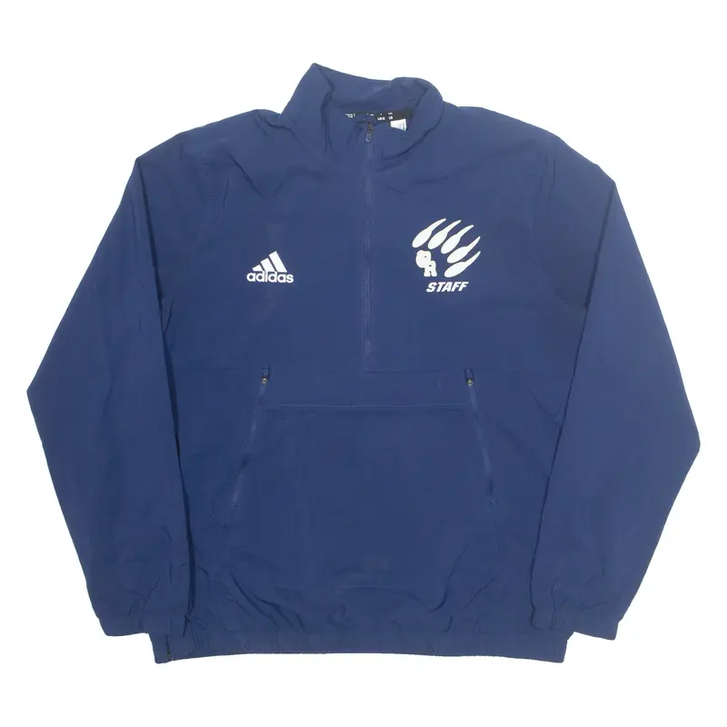ADIDAS Palmer Ridge Baseball Womens Pullover Jacket Blue USA L