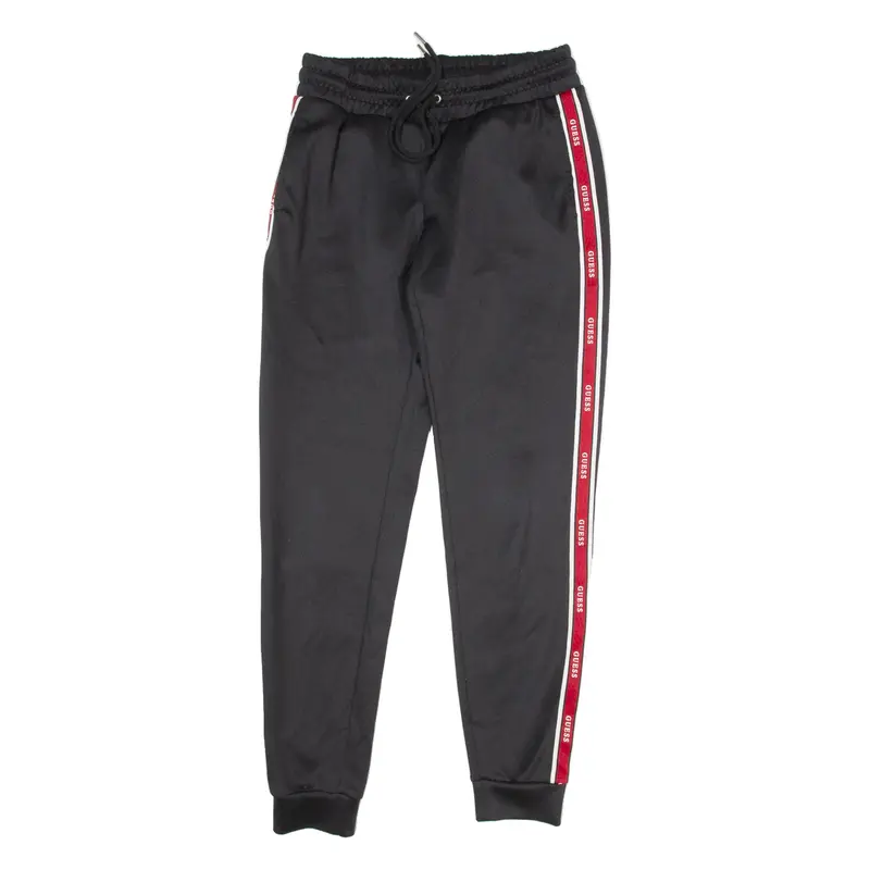 GUESS Womens Joggers Black Tapered XS W28 L29