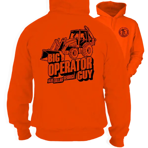 Blue Collar George - Big Operator - Safety Hi-Vis Hoodie