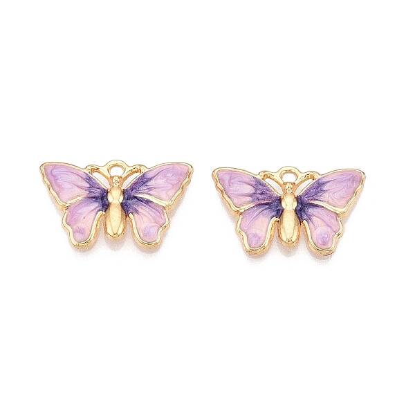 Rack Plating Alloy Enamel Pendants