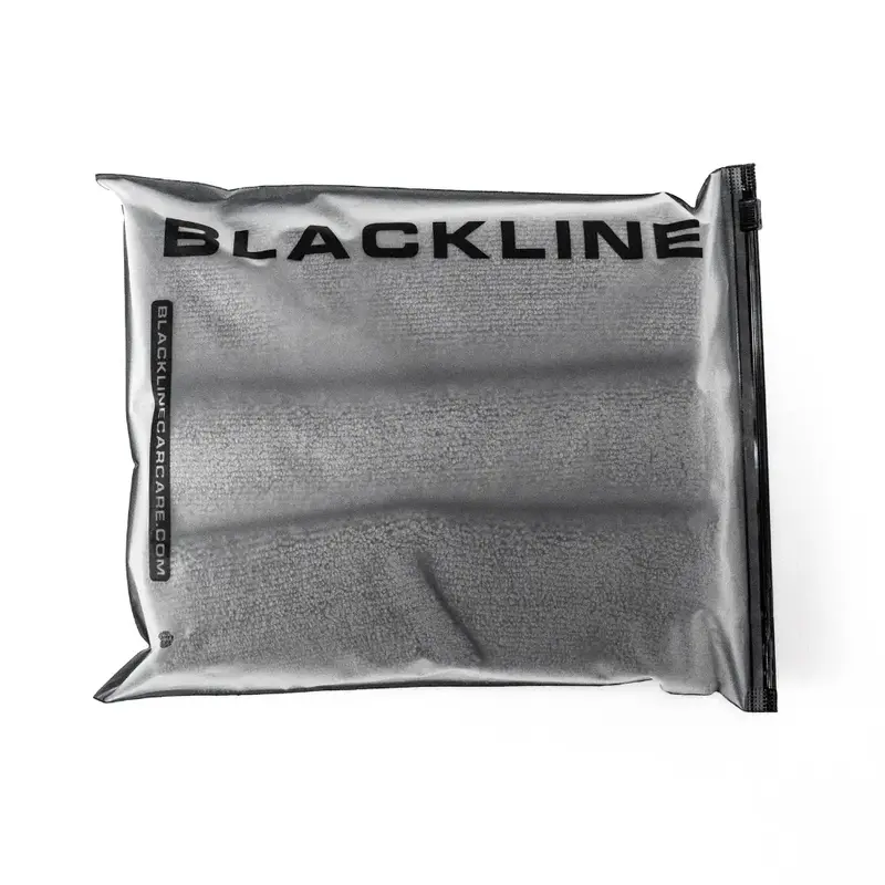 BLACKLINE Microfiber Towel (3-Pack): Ultra-soft, lint-free, scratch-free. Perfect for wax, polish, buffing, and interior deta...