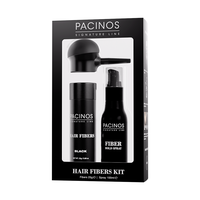 Hair Fiber Kit with Fiber Hold Spray - Instantly Cover Thinning Hair & Bald Spots with Natural Finish - Haircare Easy To Appl...