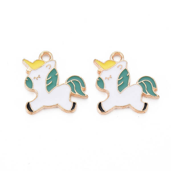 Alloy Enamel Pendants