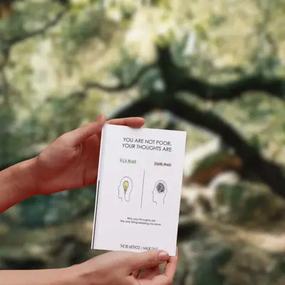 You Are Not Poor, Your Thoughts Are Book - Healing Negative Thoughts, Anxiety, & Self-Sabotage Daily Devotional Journal Daily...