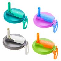 DIPESI Set of 4 Silicone Drink Can Lids- BPA-Free, Reusable & Eco-Friendly for Soda, Juice, Soft Drinks & Sparkling Water - D...