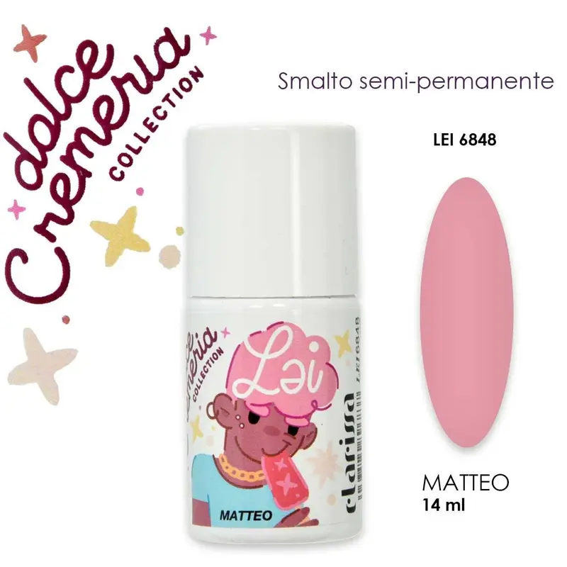 Clarissa lei matteo 14 ml uv/led nail polish